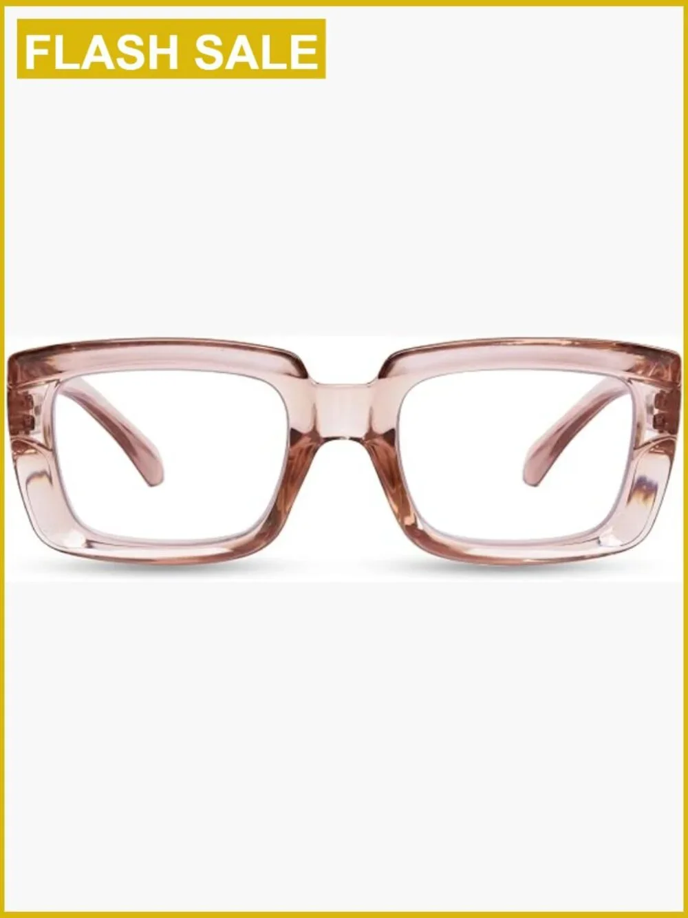 Oversized Blue Light Blocking Reading Glasses with Spring Hinge
